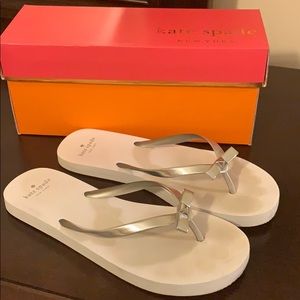Kate Spade Happily Ever After flip flops for Bride
